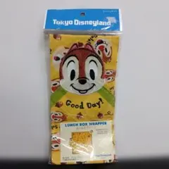 東京ディズニーランド　チップ&デール　おべんとうチーフ　ハンカチ　ランチクロス