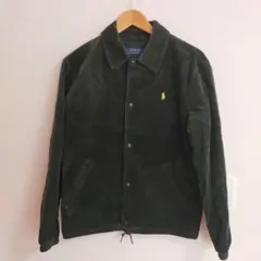 ラルフローレン　USA製　コーチジャケット　ブラック　ポニー刺繡　美品 ポロ ラルフ ローレン POLO RALPH LAUREN チーク インシュレイテッド