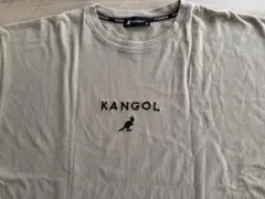 KANGOL 刺繍ロゴ クルーネック Tシャツ ベージュのサムネイル