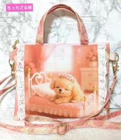 《ちっちざる様》トイプードル✩持ち手付きフラットポーチ他