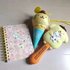 ポムポムプリン ストローペン＆ノートセット 2018年 - メルカリ