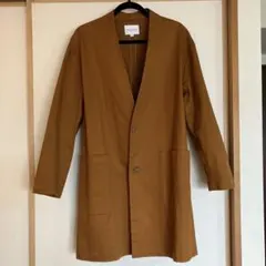 URBAN RESEARCH ノーカラージャケット L ブラウン