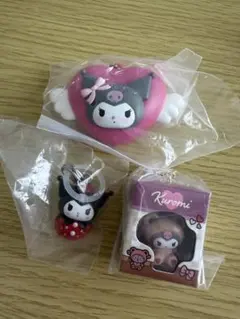 クロミいちごめじるしアクセサリーなど3つセット