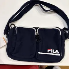 FILA ネイビー ショルダーバッグ 中型
