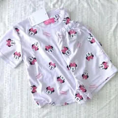 ディズニー◎ミニーマウス◎ルームウェア◎半袖パジャマ上下セット◎110センチ