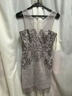 BCBGMAXAZRIA スパンコールミニドレス