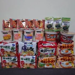 お買い得！　インスタントラーメン・他　食料品詰め合わせセット