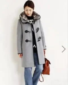 グレー ダッフルコート