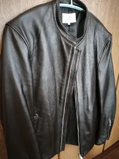 SHIPS JET BLUE シングルライダースジャケット M