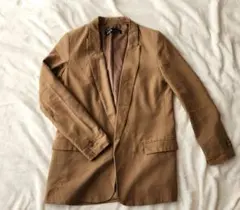 ZARA テーラードジャケット ブラウン