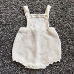 jacadi ニットロンパース 6M ホワイト