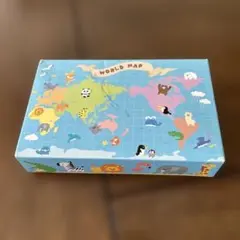 世界地図と国旗の学習パズル