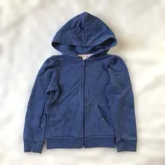 ネイビー ジップパーカー 110サイズ