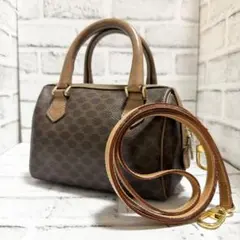 スモールボストン✨セリーヌ 2way ハンドバッグ ショルダー マカダム