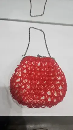 ビーズバッグ チェーンストラップ