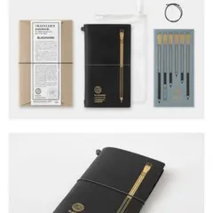 トラベラーズファクトリー BLACKWING トラベラーズノート 全5点セット 推し×推し】最強の文具コラボ！トラベラーズノート × ブラック