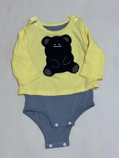 グラニフ　ロンパース　長袖　70 クマ柄
