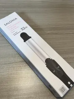 SALONIA 2WAYカールアイロン 32mm ブラック/シルバー