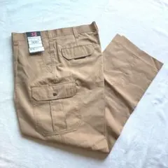 BURTELE ストレッチ　機能性　カーゴ　パンツ　キャメル　91 未使用のサムネイル