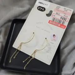 Ange Charme 辻希美コラボ ピアス ゴールドカラーのサムネイル
