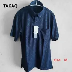 【新品未使用タグ付き】TAKAQ メンズポロシャツ　size　M　4950円の品のサムネイル