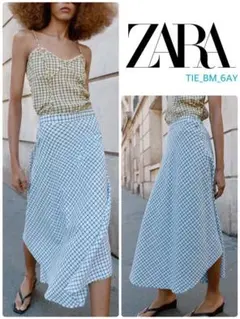 ✳️美品✳️ZARAサマーワンピース【リネン】【インフルエンサーみゆう