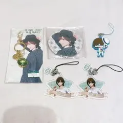 うたプリ　寿嶺二　アクリルストーンキーホルダー　缶ミラー　ストラップ　5点セット