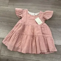 新品タグ付petit main 90cm コットン　チュニックのサムネイル