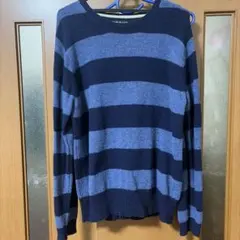 BEAMS HEART ボーダーニット ネイビー Mサイズ