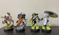 【中古】スプラトゥーン シリーズ amiibo ヒメ イイダ アオリ ホタル