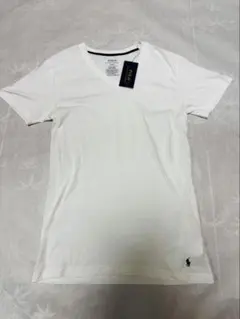 24時間セールポロラルフローレン　vネック　白　tシャツ　未使用品