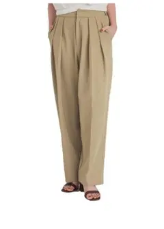 titivate インタック　センタープレス　ワイドパンツ　M ズボン　パンツ