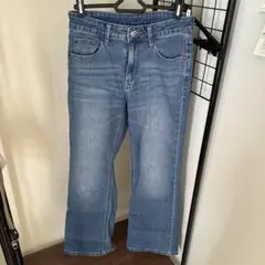 レディース フレアデニムパンツ ライトブルー