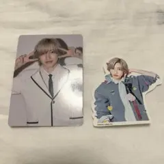 なにわ男子 HARDWORK ファミクラ盤 制服トレカ シール 道枝駿佑