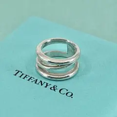 ティファニー TIFFANY ダイアゴナル リング SV925 14号 オールド