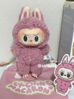 新品未開封 正規品 LABUBU THE BABA マカロン　ピンク ラブブ マカロン ピンク Exciting Macaron Labubu - メルカリ