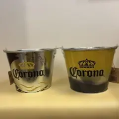 新品未使用　コロナビール バケツ 4個セット ノベルティ キャンプ BBQに！ コロナビール ノベルティ 非売品 バケツ 4個セット キャンプ BBQに