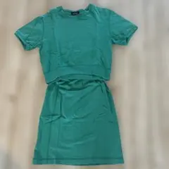 COMME des GARÇONS グリーン セットアップ　レア　レトロ　希少