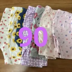 【まとめ売り】レギンスパンツ 90cm 7点セット　ユニクロ　西松屋