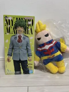 一番くじ 僕のヒーローアカデミア 緑谷出久 フィギュア オールマイト おまけつき