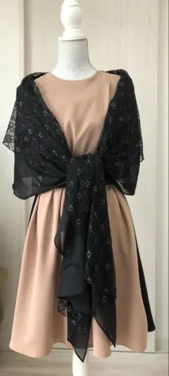 【美品】結婚式　お呼ばれドレス　ワンピース　3点セット　9号　オケージョン