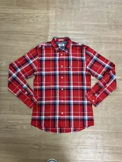 長袖シャツ　TOMMY JEANS 赤チェックシャツ S
