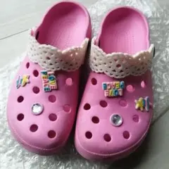 がちゃぴんさま専用☆クロックス風　サンダル　21cm ピンク