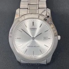 CASIO カシオ 腕時計 MTP-1141 シルバー クォーツ 三針 デイト