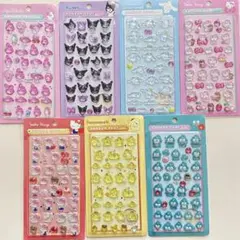 サンリオ ボンボンドロップシール 硬いタイプ 7枚セット