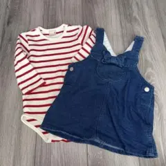 Petit main ミニー ロンパース