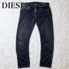 DIESEL ディーゼル THOMMER ジョグジーンズ W32 ブラック 黒