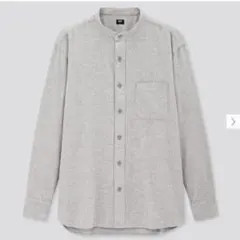 UNIQLO　フランネルスタンドカラーシャツ　　　　Sサイズ　新品タグ付