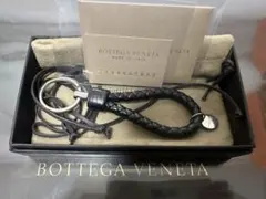 【付属品付】ボッテガヴェネタ イントレチャートキーリング/クローム/黒/2️⃣✨✨✨