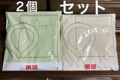 未開封　２個　ユニクロ　ネッククール　保冷ポーチ　オリーブとアイボリーのサムネイル